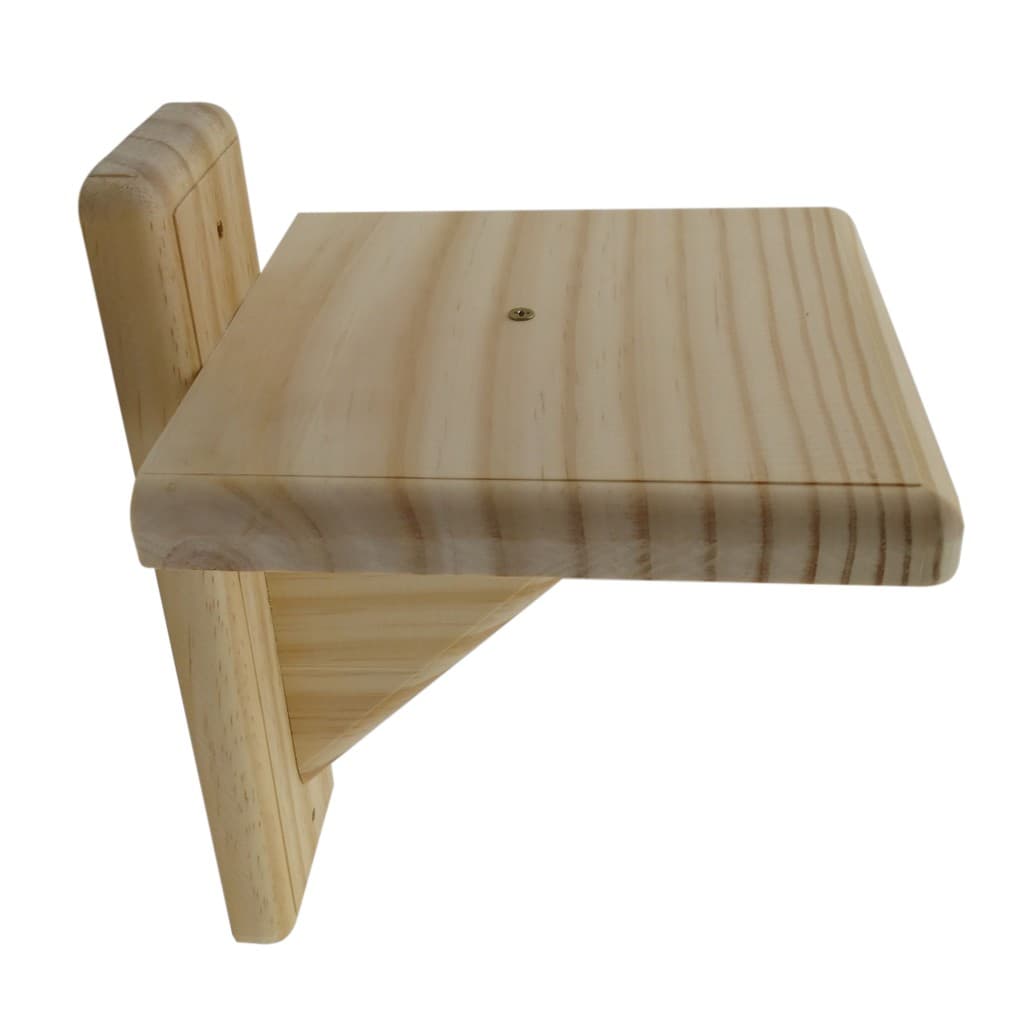 Suporte De Parede tipo prateleira com base de apoio de 20x20 cm