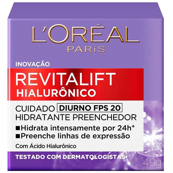 L'Oréal Paris Revitalift Hialurônico FPS 20 Tratamento Diurno - Creme Anti-Idade 50ml