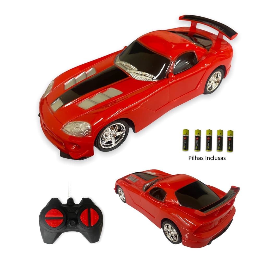 Carrinho Controle Remoto 6 Funcoes Grande 1:20 Carro