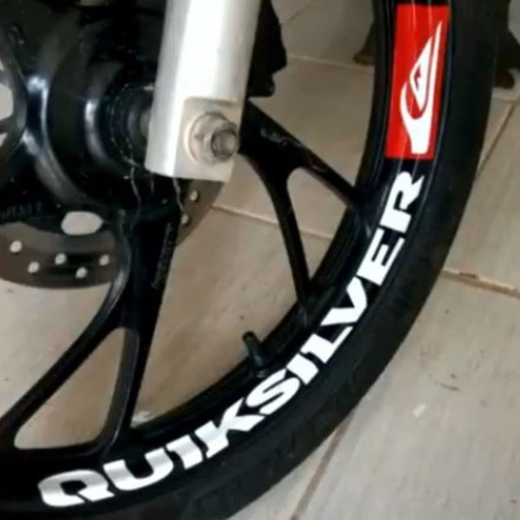 Adesivo Quiksilver Roda de Moto 31x3