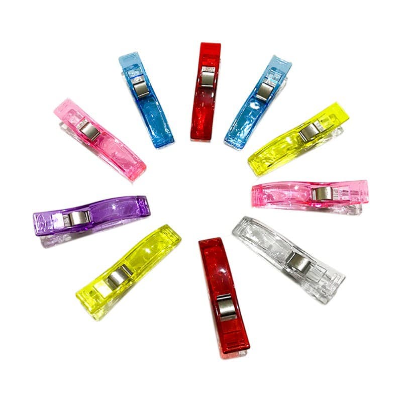 30 Prendedores De Tecido Grande Clips Tecido Patchwork