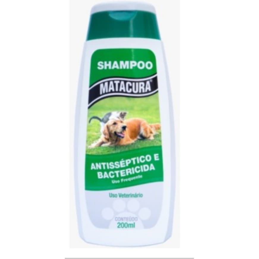 Shampoo antisséptico e bactericida MATACURA para cães e gatos- 200ml