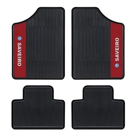 Tapete Personalizado Automotivo Vw Saveiro 4 Peças