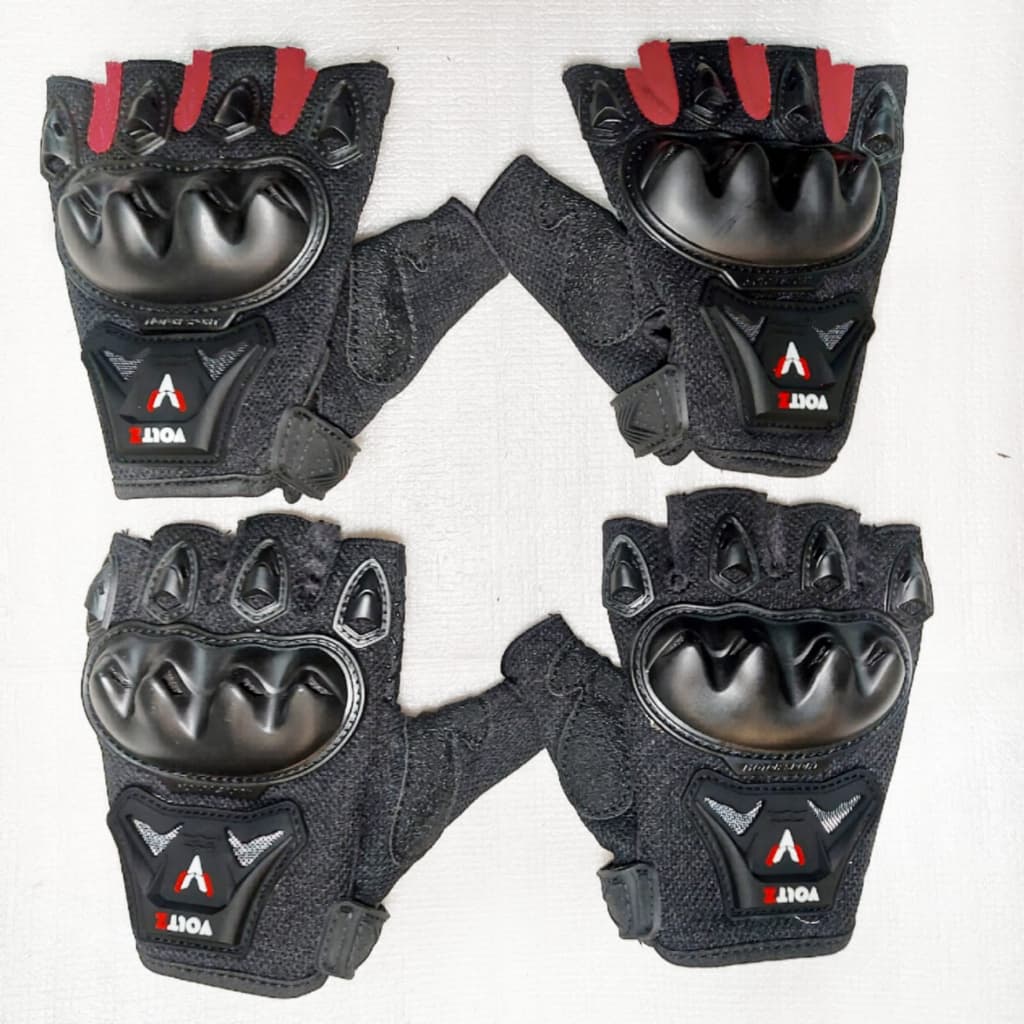 Luvas De Motocicleta Meio Dedo voltz VT04H original