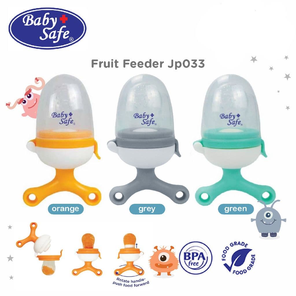 Alimentador De Frutas Seguro Para Bebês JP033 Chupeta Mordidas De Bebê MPASI Crianças-Infantil