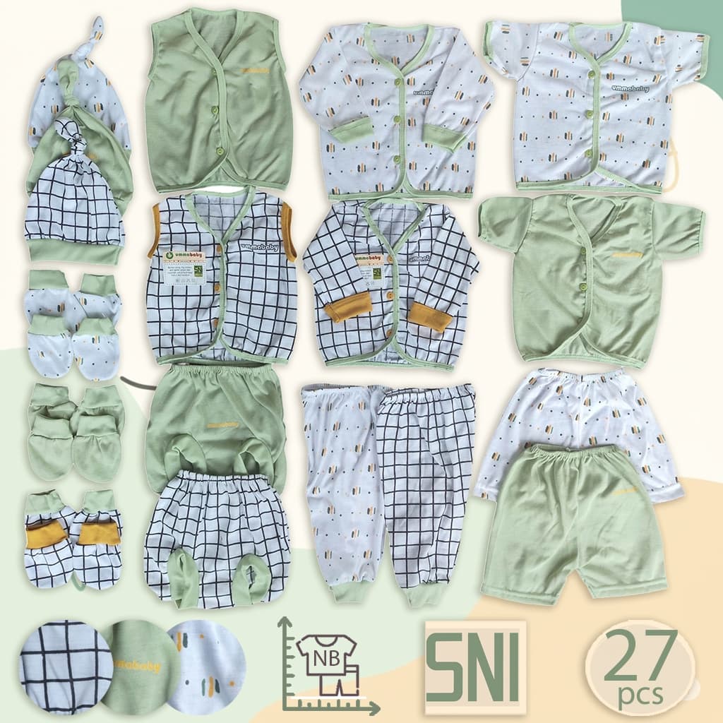 27 Peças Roupas De Bebê Menina Menino Recém-Nascido SNI Brojol Pacote De 0-6 Meses Suprimentos Para Bebês Nascidos Prese
