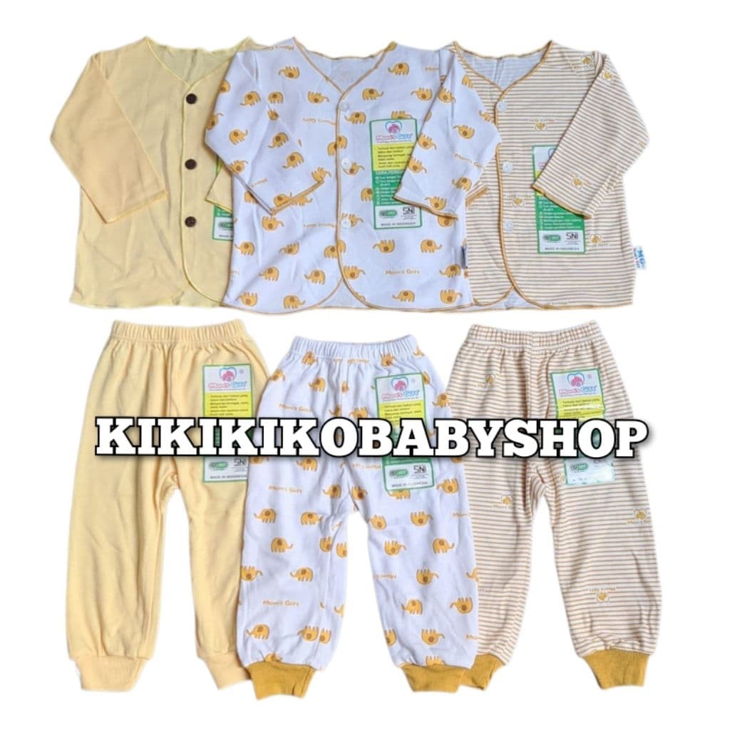 Camisa Mais Nova ! (3 Peças) Conjunto De Bebê De Manga Comprida Calças Compridas Com Fraldas Presente Da Mãe Motivo Esta