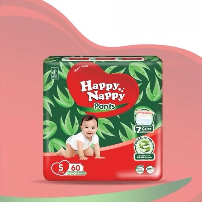 Happy Fraldas Calças S60/XL42 Infantis Embalagem Super Jumbo