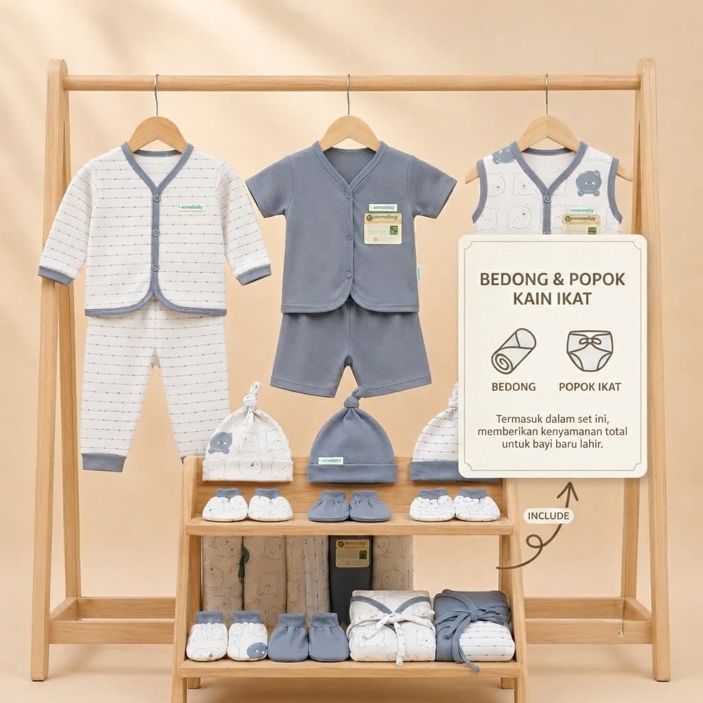 18 Pçs Conjunto De Roupas De Bebê Calças Presente De Nascimento Completo Suprimentos Recém-Nascidos Swaddle Fralda Luvas