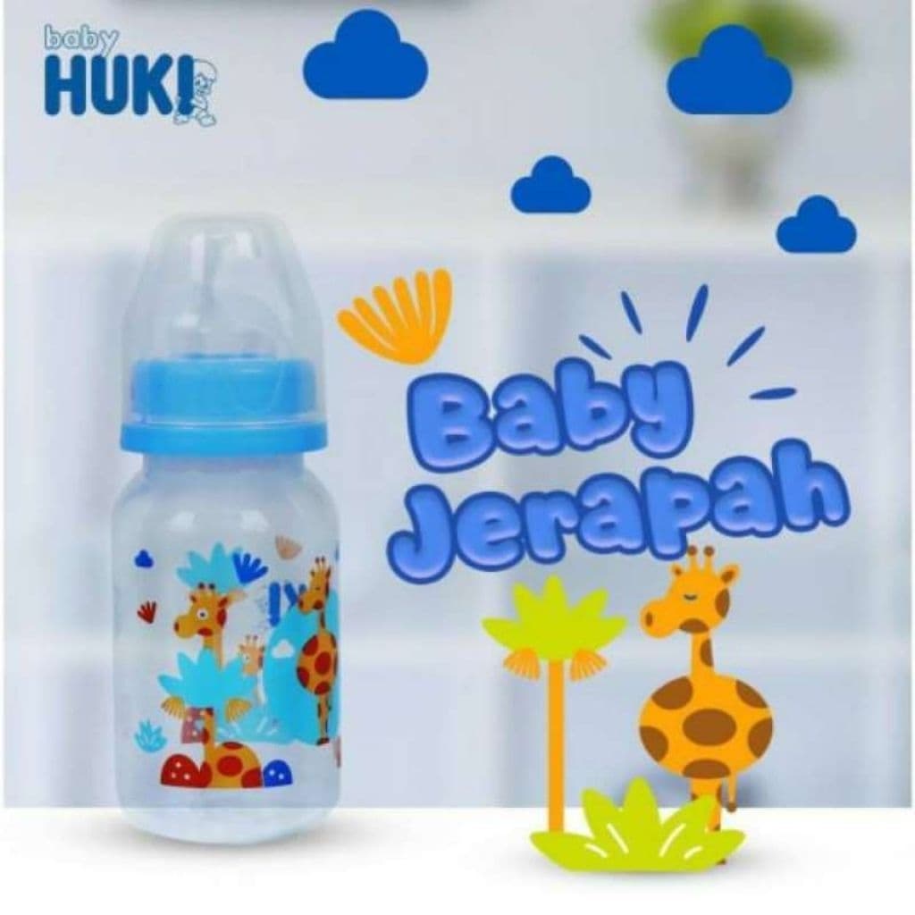 Huki Mamadeira Dot Ortodôntico Bebê 120ml)/Flat