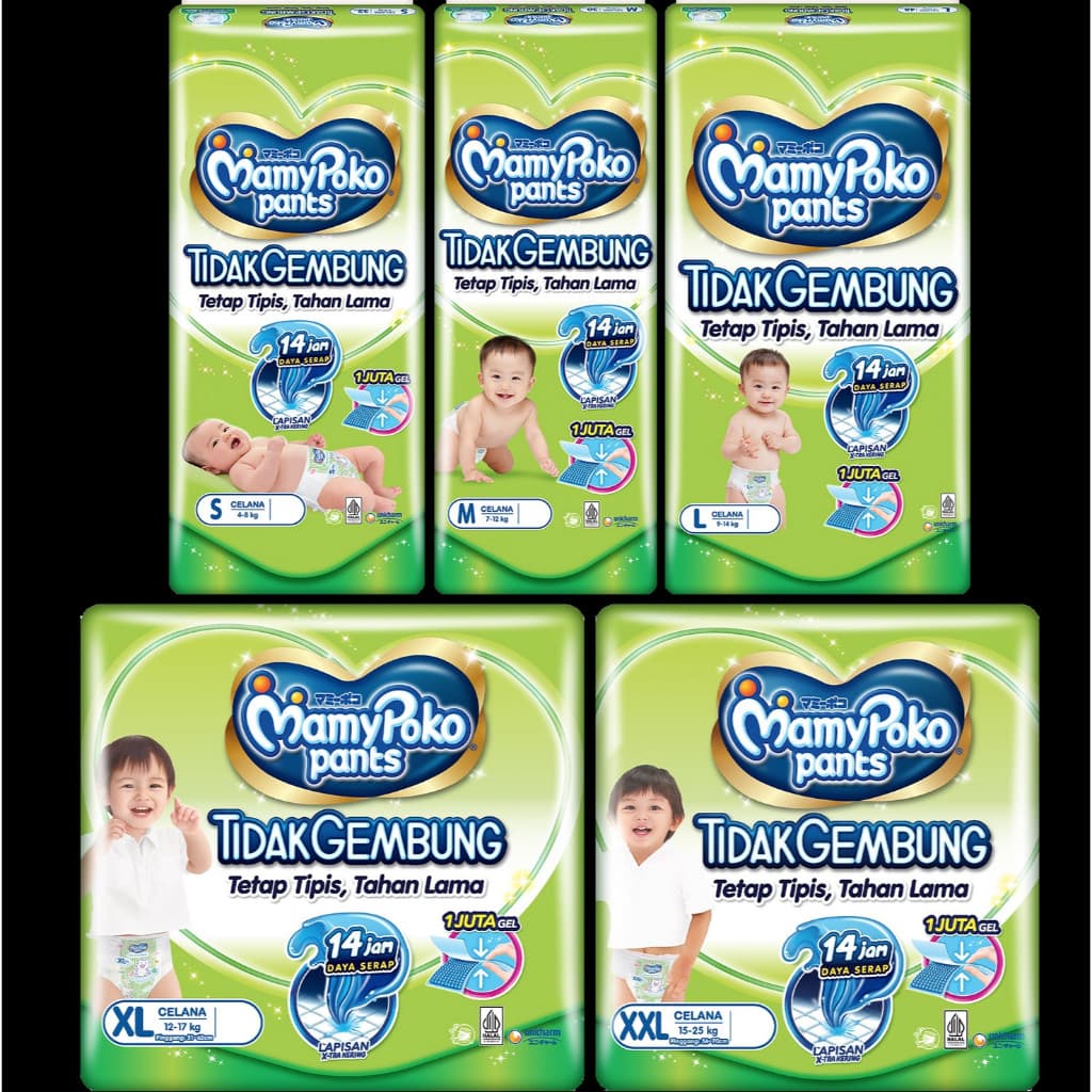 MINIMAL Mamy Poko/MamyPoko Calças Fraldas Não Flutuantes S32/M30/L28/XL23 De Infantis [Mínimo CO 2 Bolas]