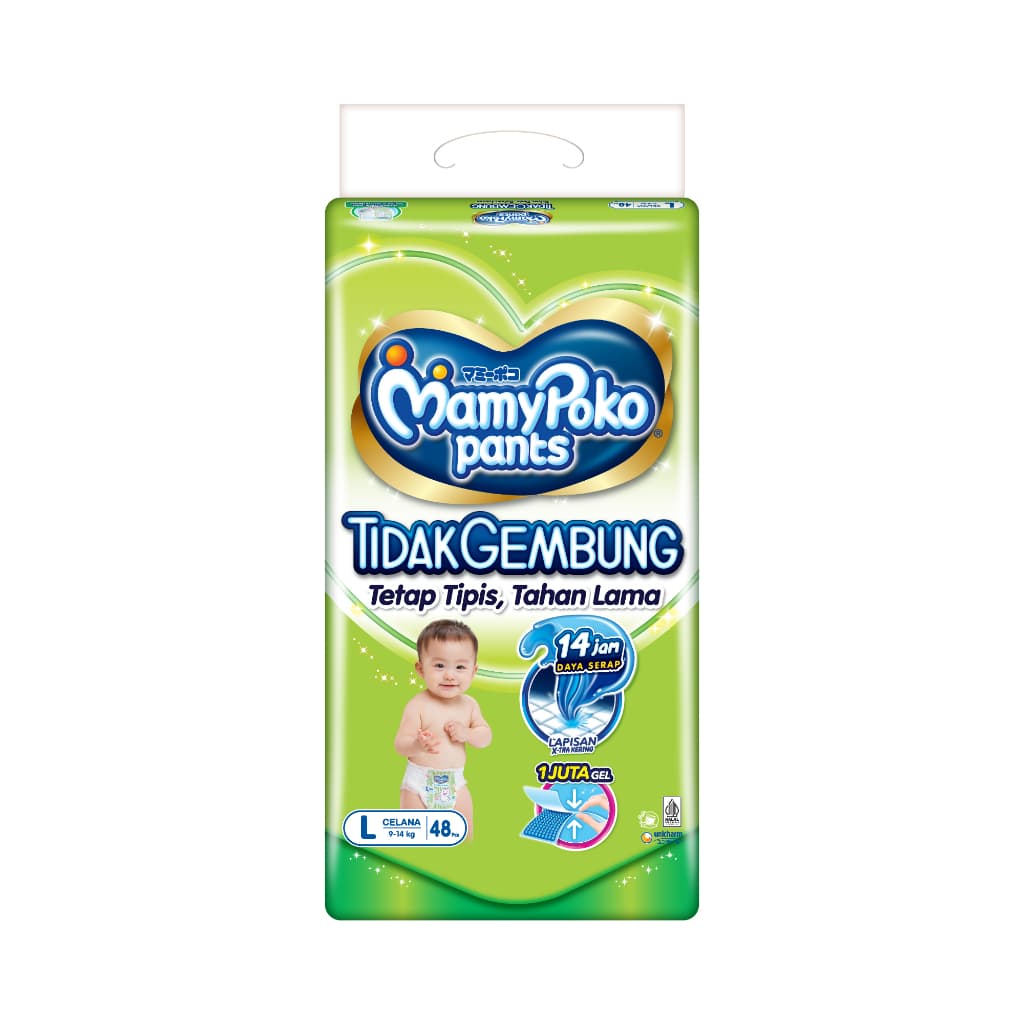 Calças Mamy Poko/MamyPoko Fraldas Não Flutuantes M54/L48/XXL34 De Infantis