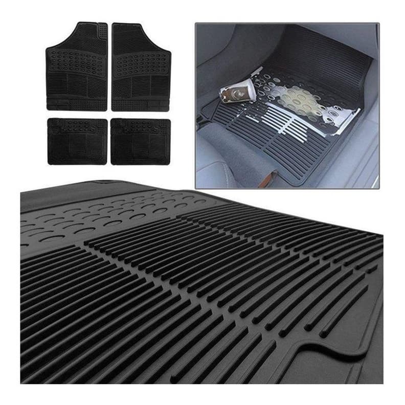 Tapete Automotivo Carpete Carro Borracha Pvc Reforcado B