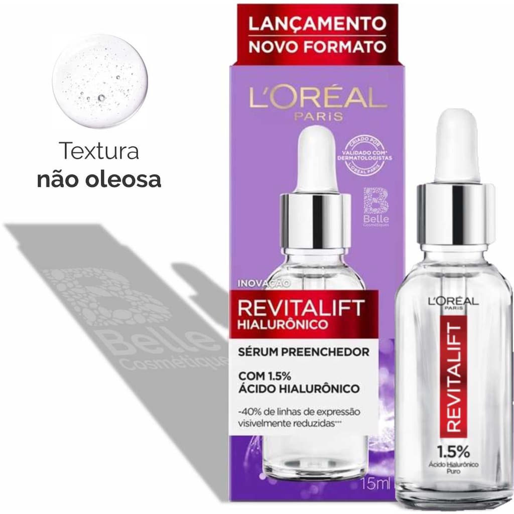Sérum Facial Preenchedor Revitalift Hialurônico Anti-idade - 15ml - Loréal Paris