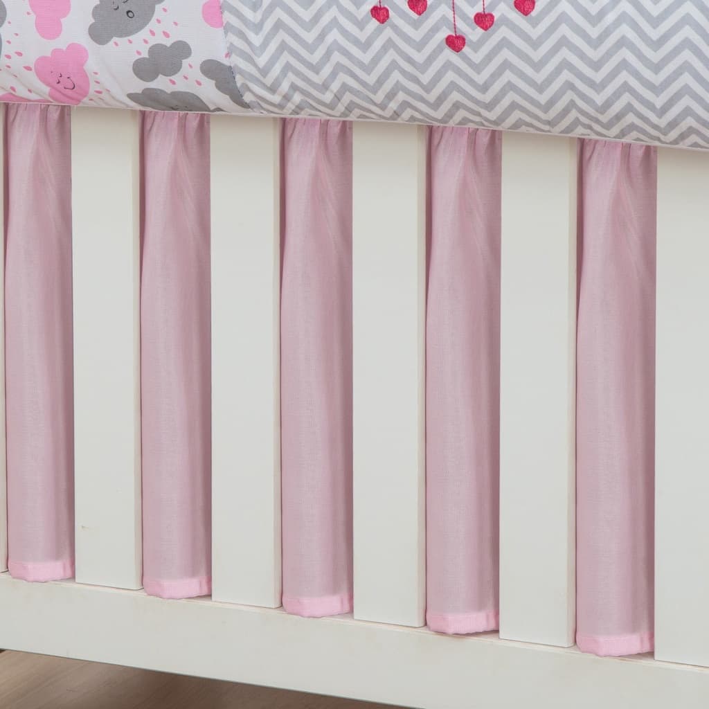 SAIA PARA BERÇO AMERICANO/BERÇO PADRÃO/MINI BERÇO/SAIA DE 2 LADOS/VÁRIAS CORES/MENINAS/MENINOS