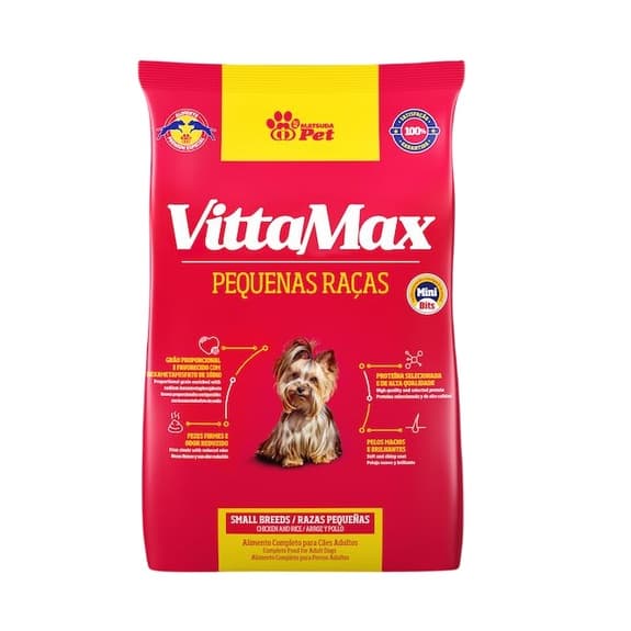Ração Para Cachorro Premium Vittamax Pequenas Raças 1kg