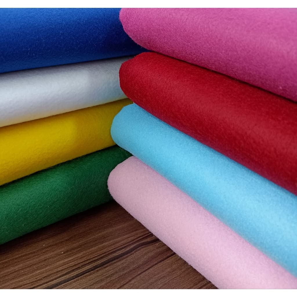 Feltro Santa Fé 5mt x 1,40mt De Largura; Liso Diversas cores l Artesanato | Patchwork | Decoração