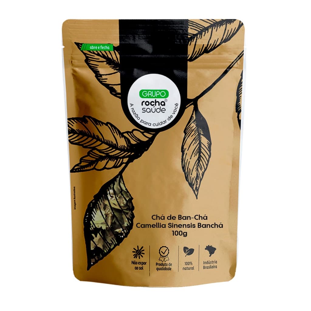 Chá Ban Chá Camellia Sinensis Orgânico 100 Gramas