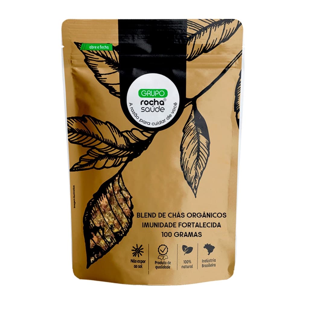 Blend de Chás Orgânicos Imunidade Fortalecida 100 gramas