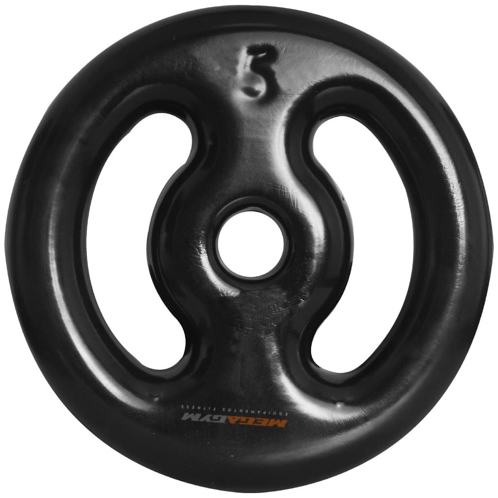 Anilha Emborrachada 5kg Peso De Academia Para Barra e Halter M