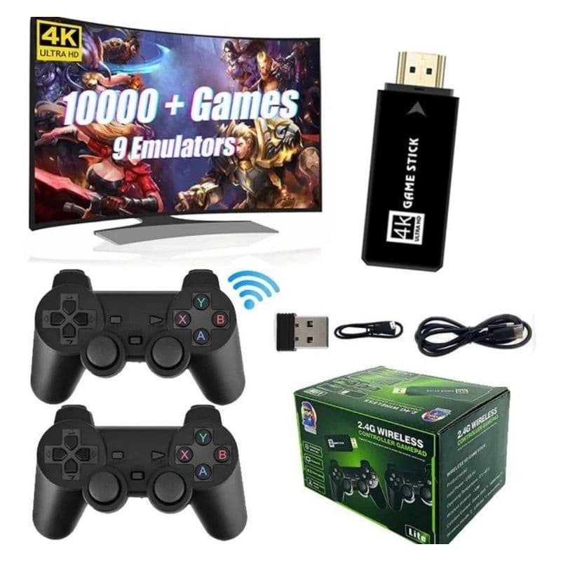 Vídeo Game Stick Lite Retro Emulador +10 mil jogos 2 controles sem Fio (envio imediato)