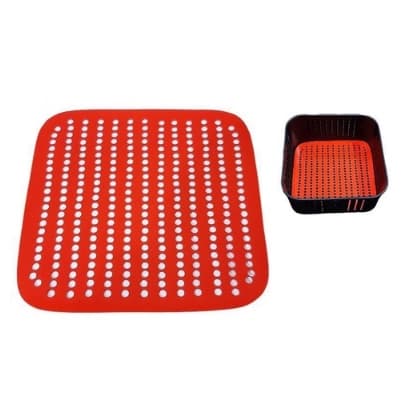 Protetor Tapete Fryer Anti-Aderente De Silicone Fritadeira EléTrica Sem óLeo