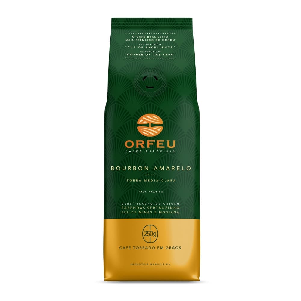 Cafe em Grao, Orfeu, Bourbon Amarelo, 250g