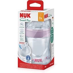 Mamadeira NUK Essence Smart Flow 150ml Bebê Anticólica Silicone 0+ Meses
