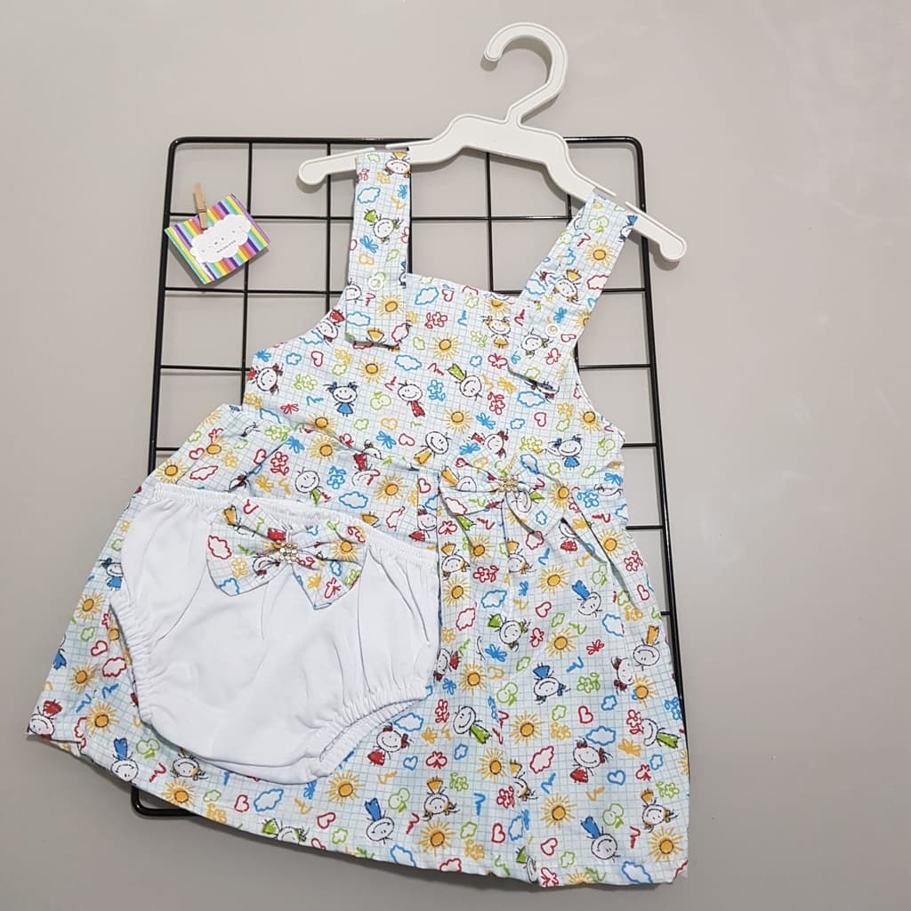 Jardineira bebe menina com laço em tecido menina e tapa fralda com laço baby enxoval de bebê jaridneira de bebê menina