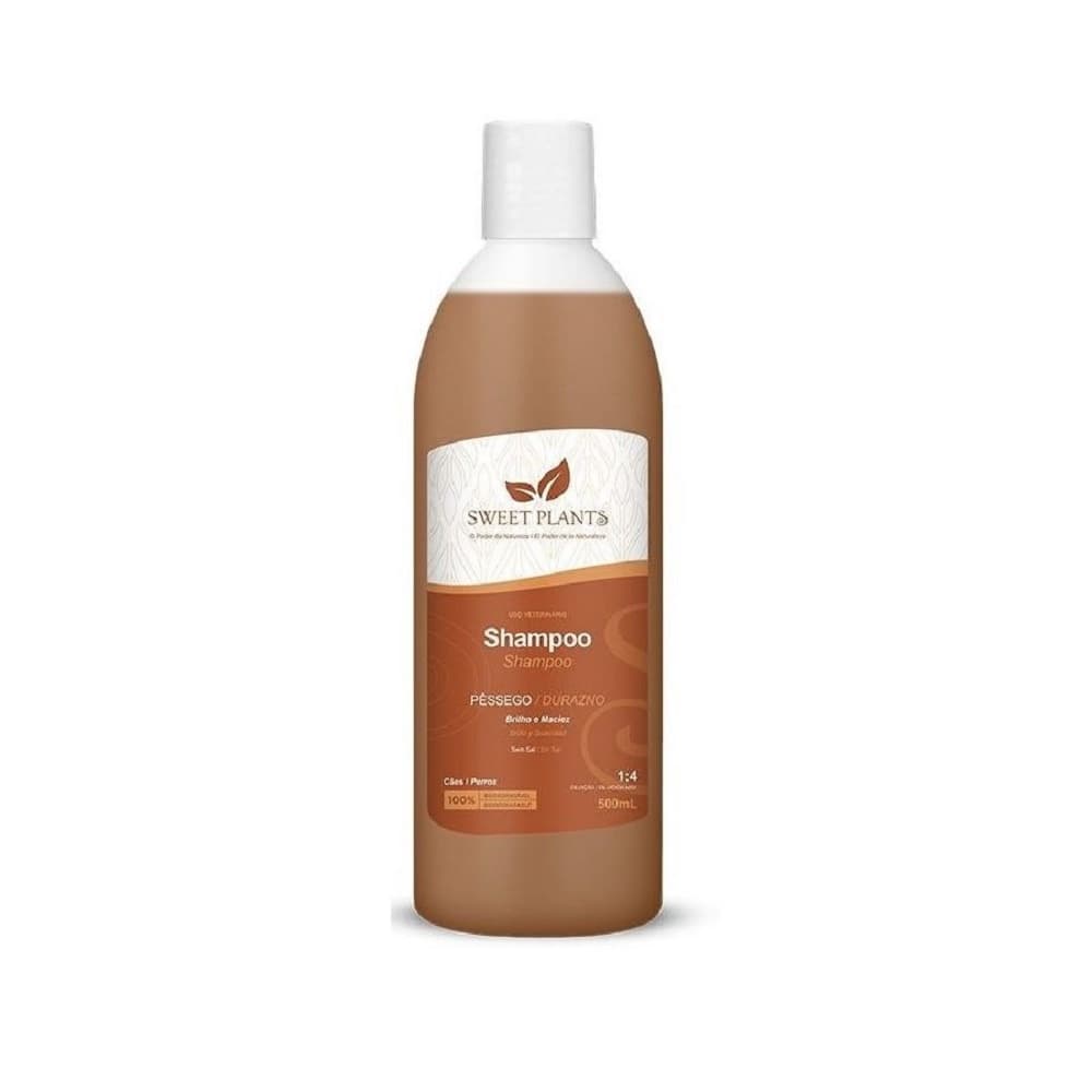 Shampoo Para Cães Pêssego Brilho e Maciez Sweet Friend - 500ml Sweet Plants