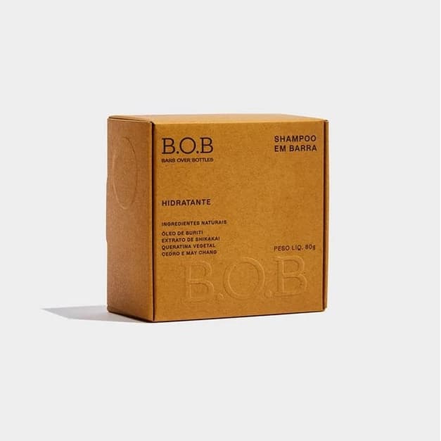 Shampoo Sólido Hidratante 80g - BOB