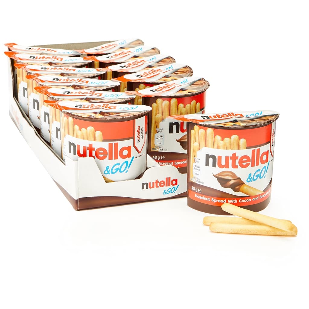 Cx 12 Nutella Go Palitos Com Nutella Importado Eua