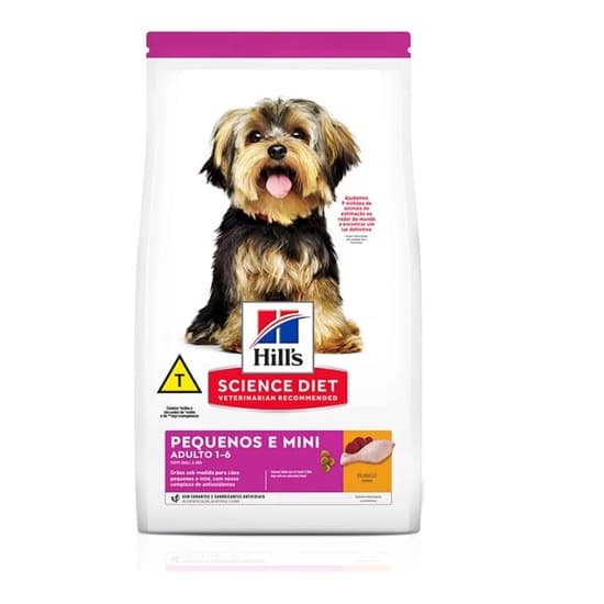 Ração Hill's Science Diet Cães Adulto Pequenos e Minis 7,03kg
