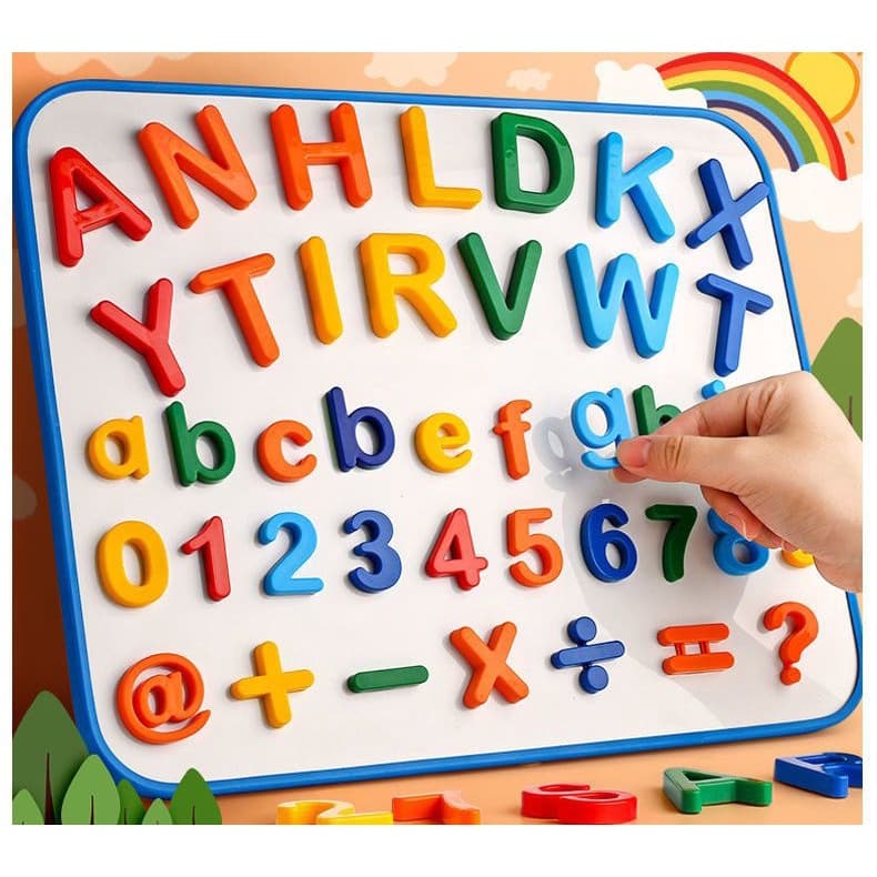 LETRAS ALFABETO MAGNETICO EDUCATIVO INFANTIL 26 PEÇAS/37 PEÇAS