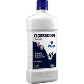 Shampoo Clorexidina Dugs Dermatite Alergia Antisseptico para Cães e Gatos 500ml