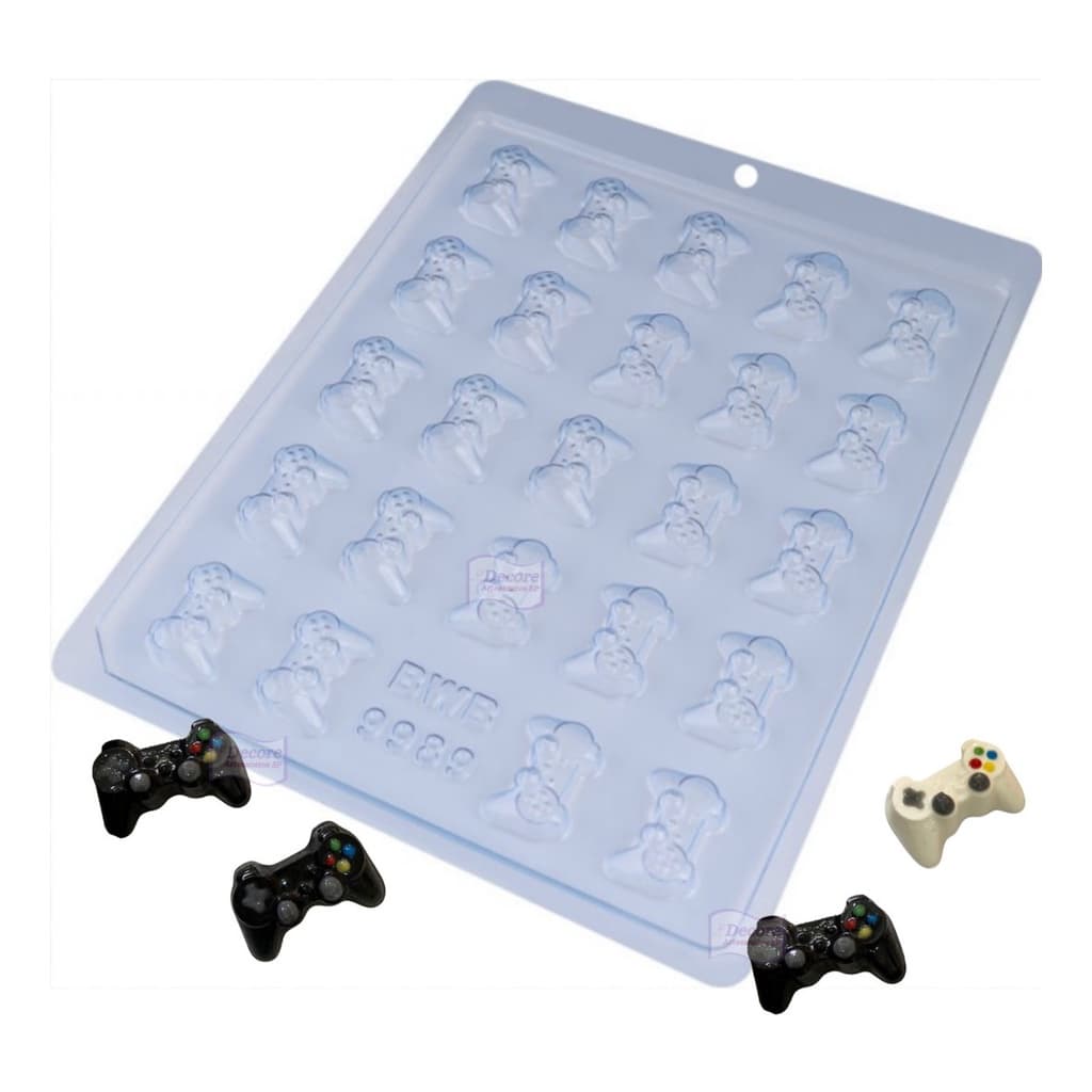 Forma Acetato Chocolate Mini Joystick Video Game Controle