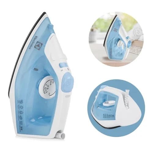 Ferro a Vapor Electrolux Antiaderente com Spray Easyline SIE60 Azul 127V