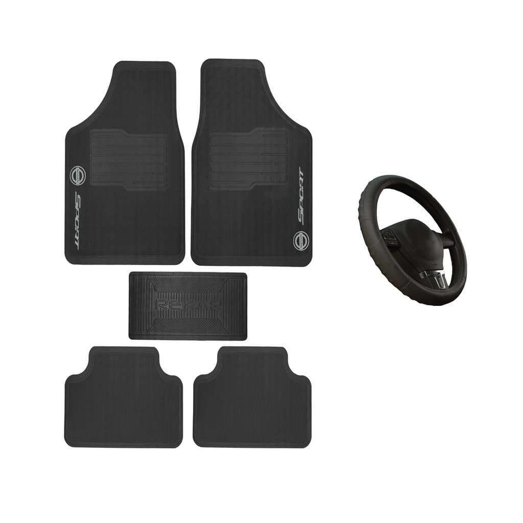 Tapete Automotivo Nissan Borracha + Capa Volante Universal Todos Modelos