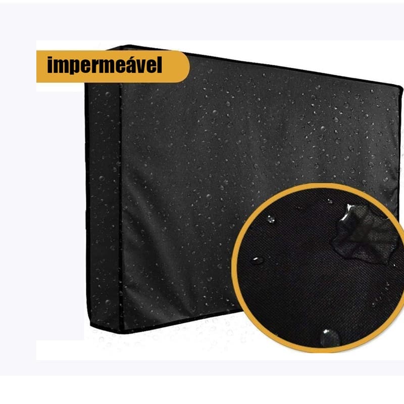 Capa Tv/monitor Gamer 26/27 Suspensa Resistente À Água