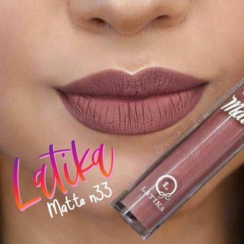Batom Líquido Lip Matte Latika n°33