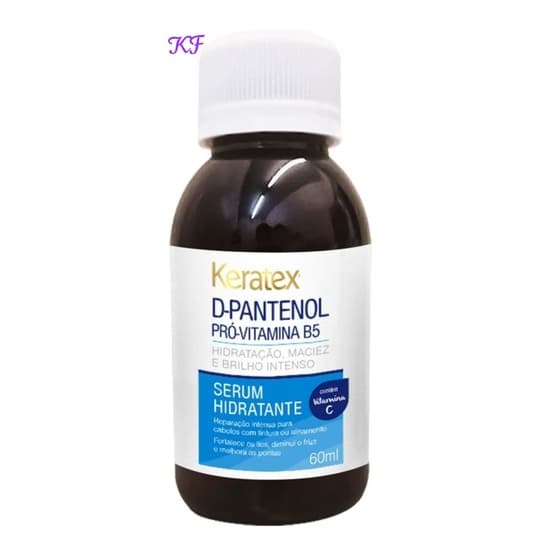 Keratex Serum Hidratante D-Pantenol e Pró Vitamina B5 liquido 60ml Contém Vitamina C