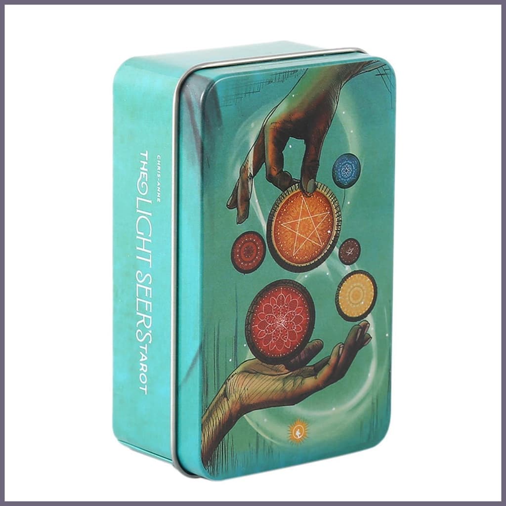 78pcs Cartas De Tarô Com Torô Leve Divinação De Bruxa Em Inglês Baralho Oráculo Fado Família fitshobr