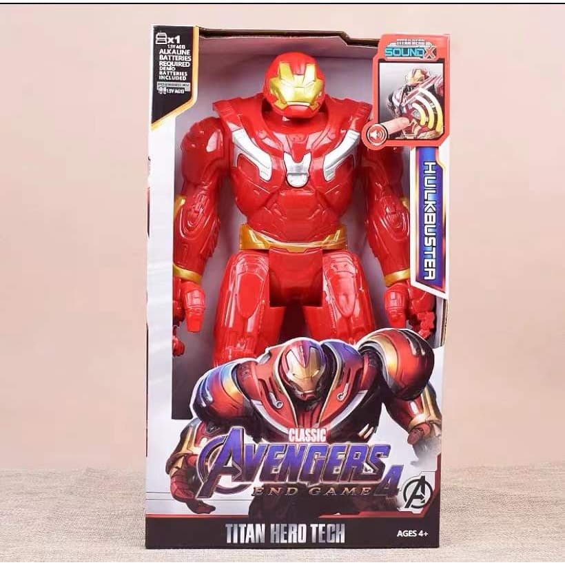 30cm Hulkbuster  grand articulado Brinquedos marvel legends vingadores action figure boneco som
