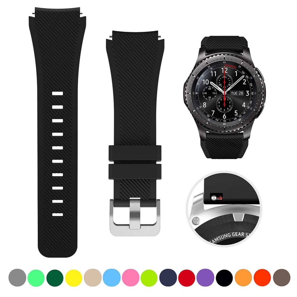 22MM Pulseira De Relógio Para Samsung Galaxy Watch 46mm Universal Moda Esportes Huawei Smartwatch Substituição