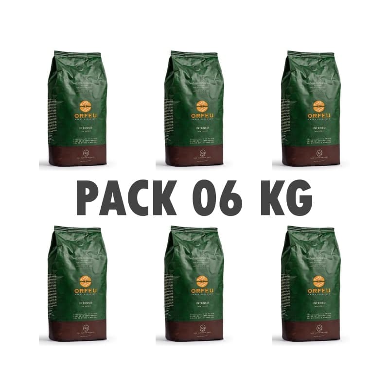 Kit Café Especial Torrado em grãos Orfeu 6kg Café mais premiado do mundo 100% Arábica