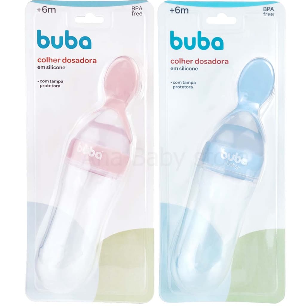 Colher Dosadora papinha leite colher dosadora De Silicone Buba Mamadeira Para Bebê Buba Original