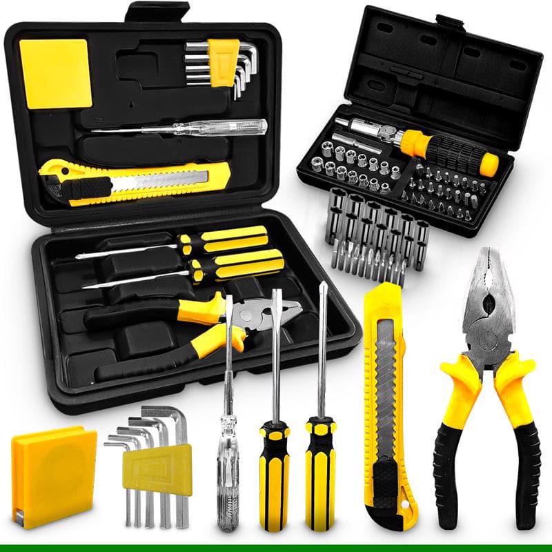 Kit Jogo Ferramentas Maleta 11 Peças Com 41 Peças Chave Catraca Soquete