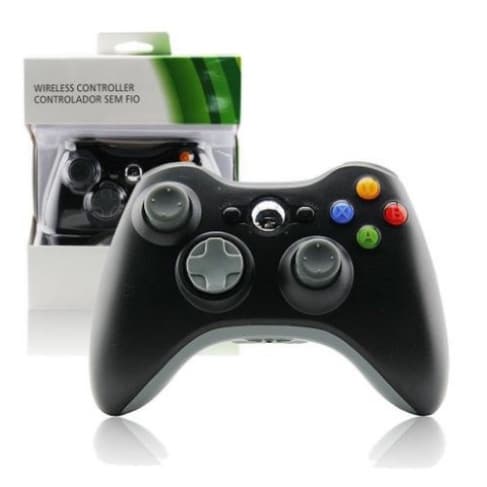 Controle De Xbox 360 Sem fio Para Video Game e PC/ Fat Joystick Jogo gamepad