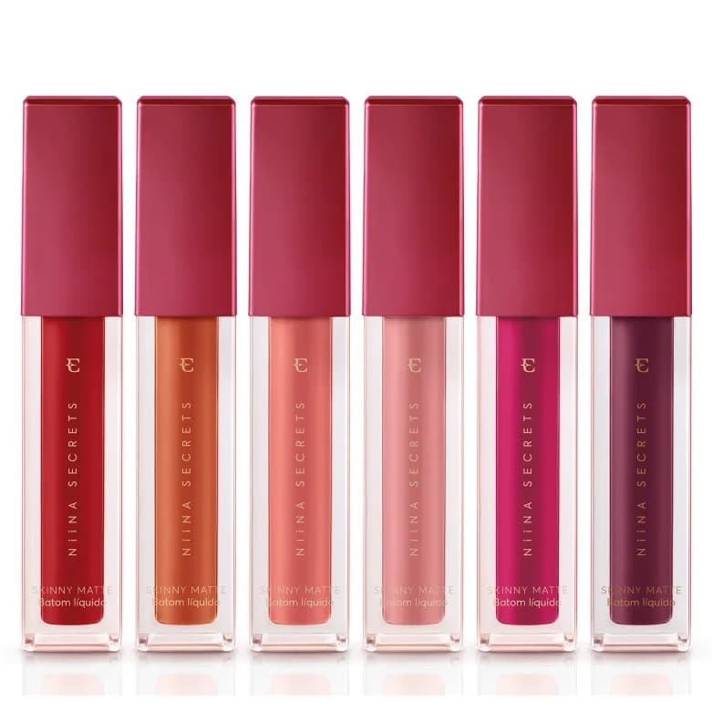 Batom Líquido Matte Eudora Niina Secrets Skinny  4ml