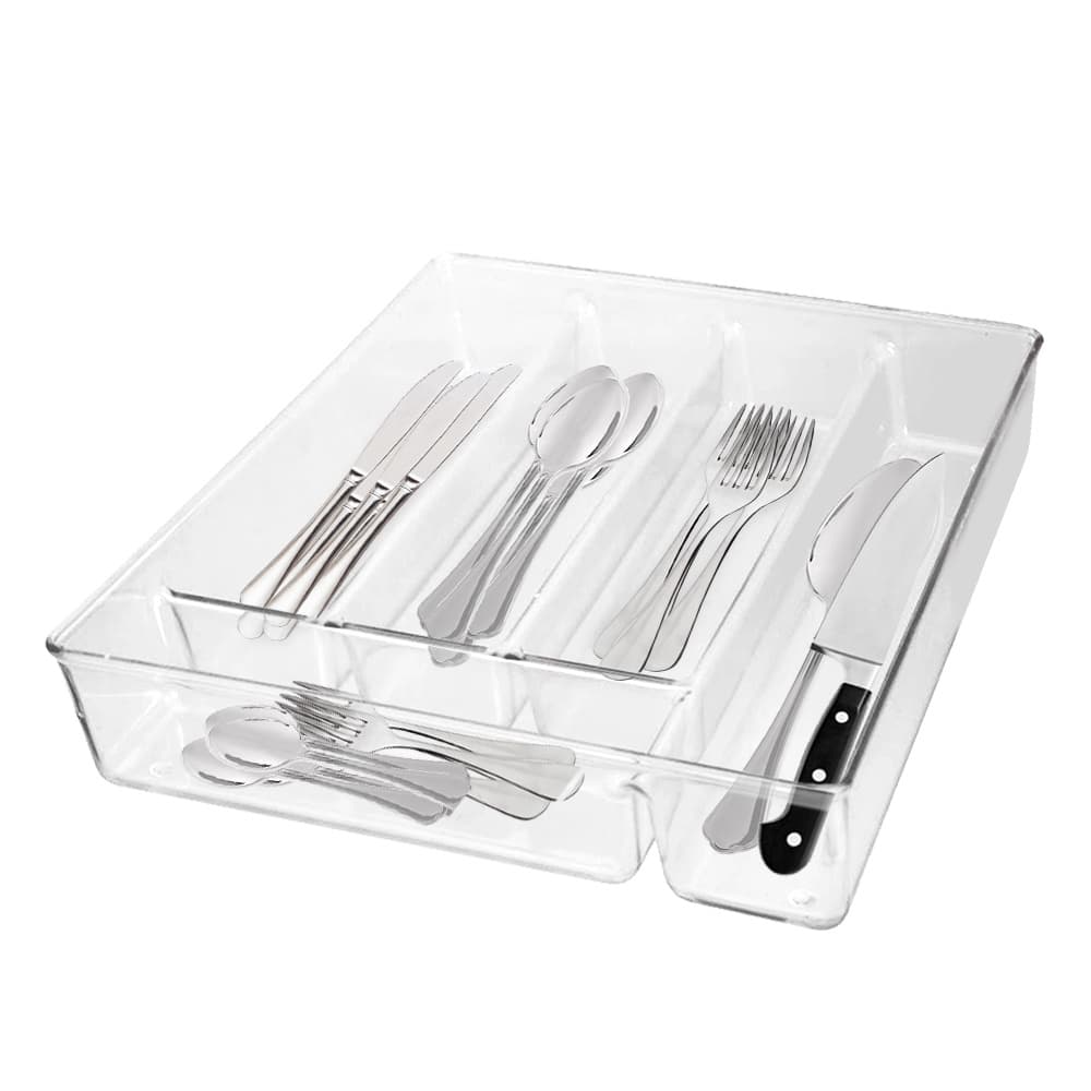 Organizador Porta Talher Cozinha Gaveta Divisória Multiuso